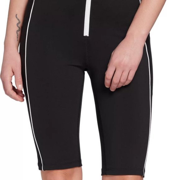 NWT DSG X TWITCH + ALLISON Women's High Rise Zip Front Cropped Tights - Picture 3 of 9